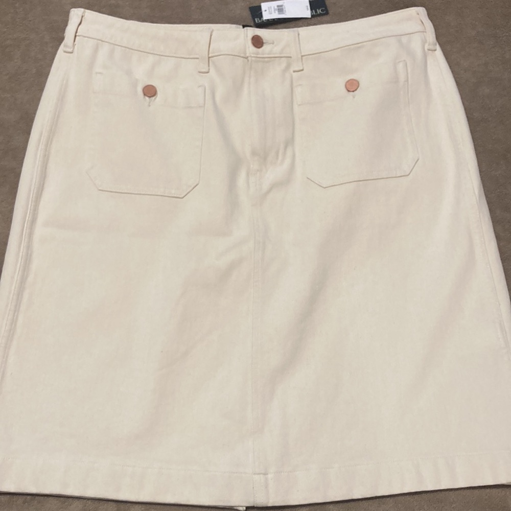 Banana Republic Women's Patch Pocket Denim Skirt Size 18 - Picture 3 of 8